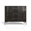 High Gloss Dressing Table - Black