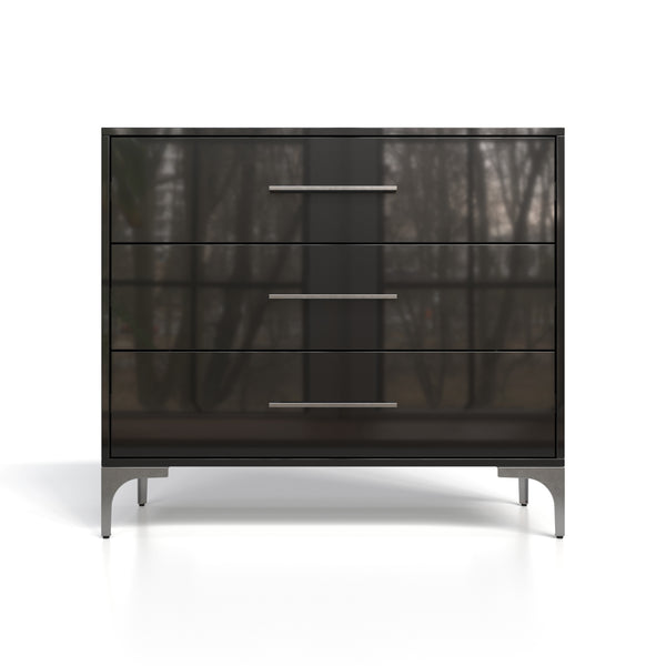 High Gloss Dressing Table - Black  BAM DIY