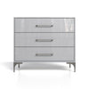 High Gloss Dressing Table - White