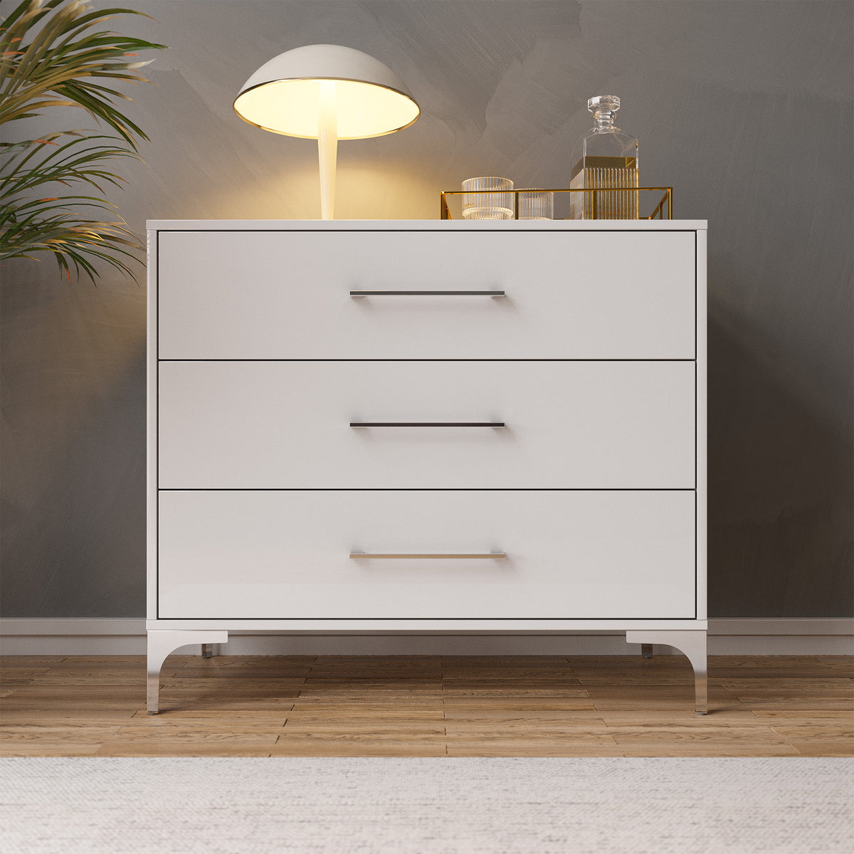 modern white gloss dressing table High Gloss Dressing Table