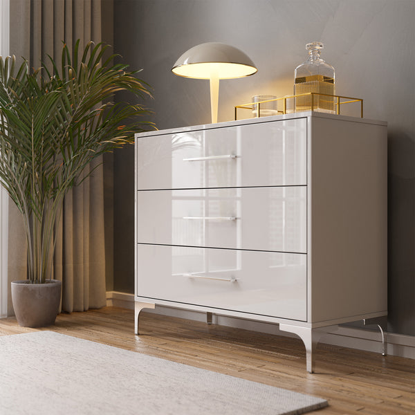 modern white gloss dressing table High Gloss Dressing Table