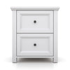 Ives Bedside Table - White