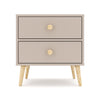 Impression Two Drawer Bedside Table - Congo