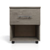 Oslo One Drawer Bedside Table - Alabaster Oak