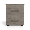 Oslo Two Drawer Bedside Table - Alabaster Oak