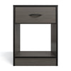 Foundation One Drawer Bedside Table - Smoked Cedar