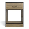 Foundation One Drawer Bedside Table - Swiss Elm
