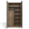 2 Door Combo Wardrobe - Swiss Elm