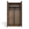 2 Door Hanging Wardrobe - Brown Walnut