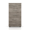 Oslo Tall Chest of Drawers - Alabaster Oak